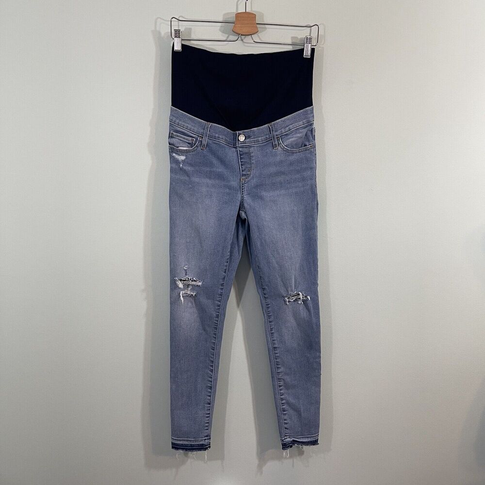 GAP Denim Maternity Light Wash Full Coverage Favorite Jegging Size 29/8R
